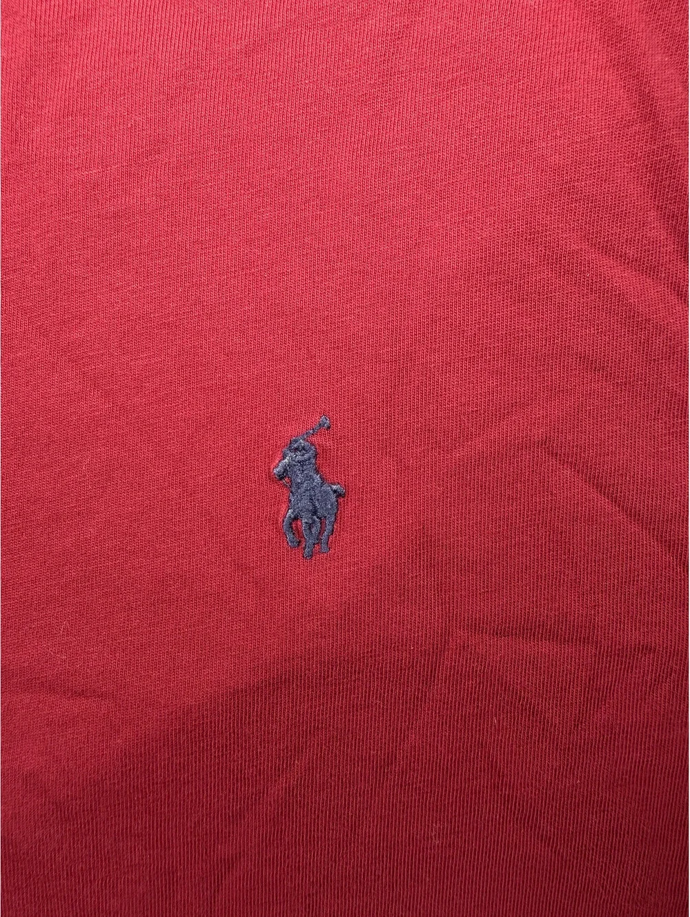Polo Ralph Lauren Boy's Long Sleeve Red Crew Neck Shirt L/G (14-16)